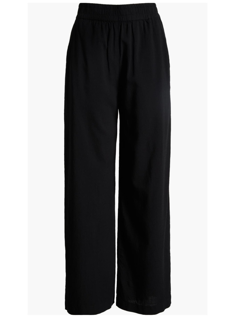 Marine Layer The Allison Wide Leg Black Trouser Pants New! - Picture 9 of 13